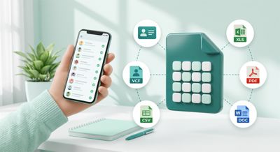 Импорт базы из файла: Excel, Word, PDF и контакты из телефона